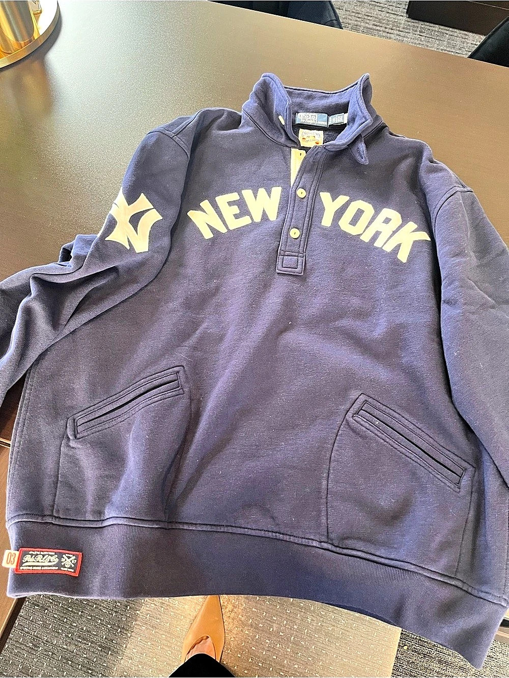Polo Ralph Lauren Cooperstown Collection Boys XL Blue Pullover Sweatshirt